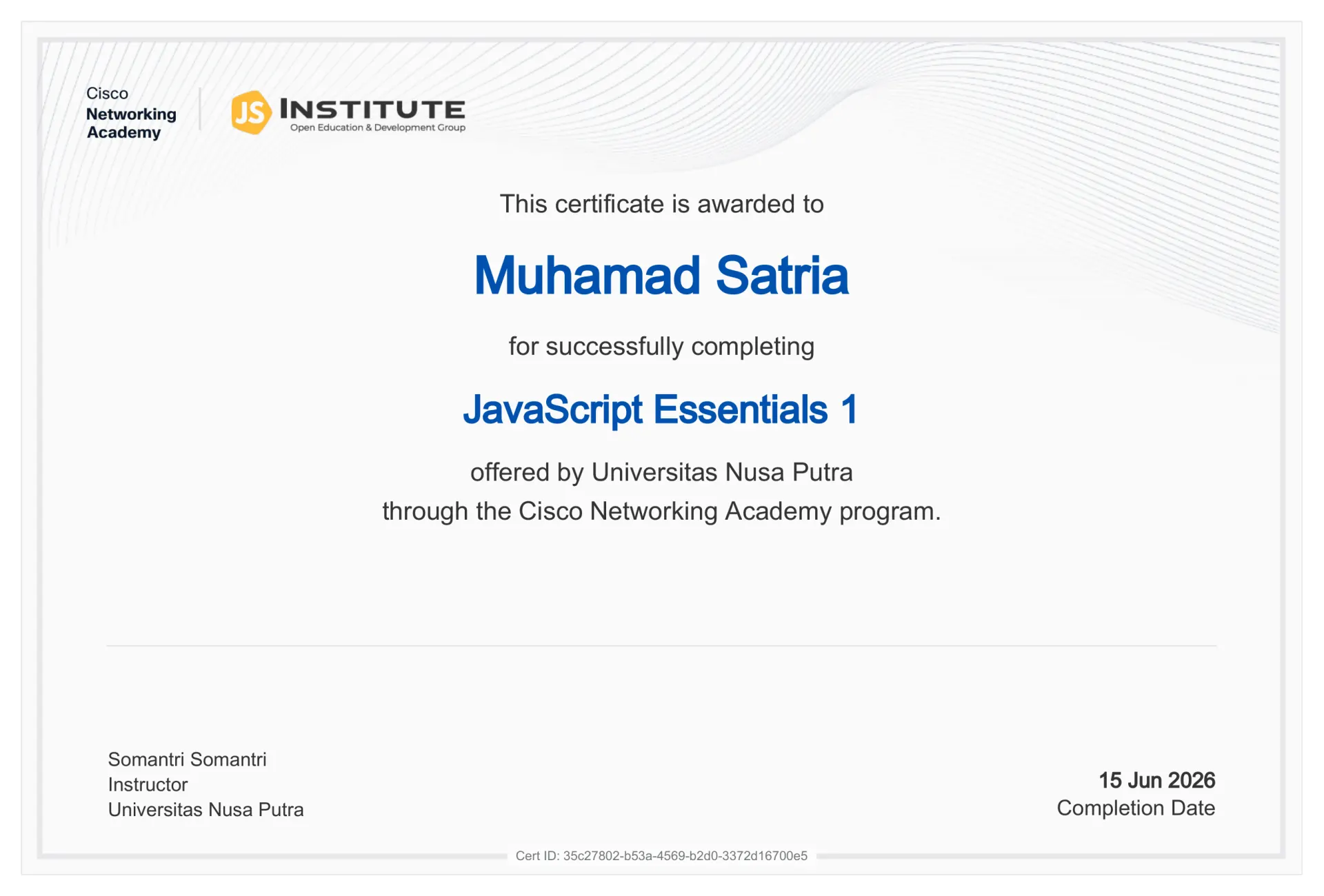 Java Script Essentials 1